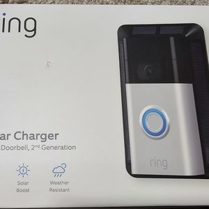 Solar Charger for Ring Video Doorbell (2020 release)
